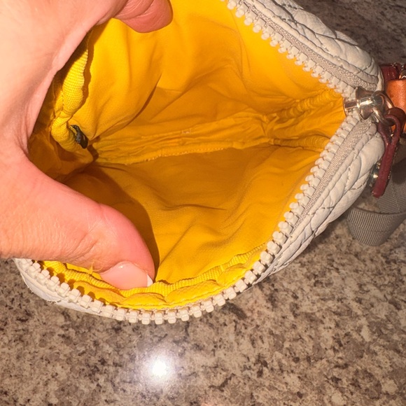 MZ Wallace Beige Quilted Crossbody Bag - Picture 7 of 8